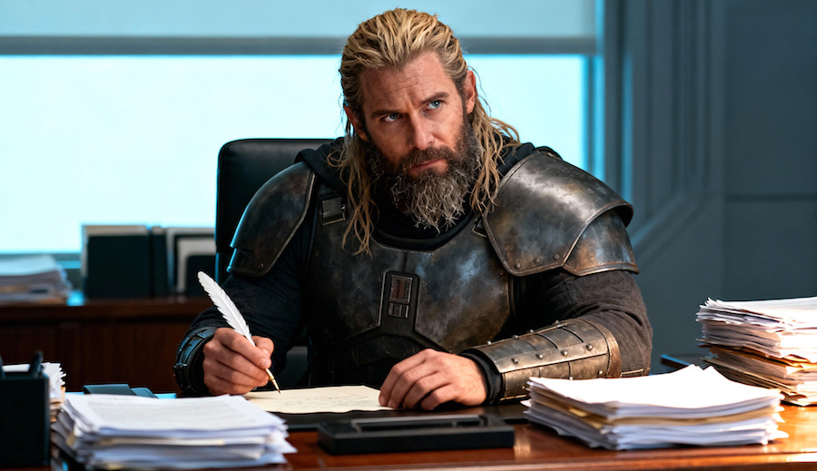 Commander Holt at his desk