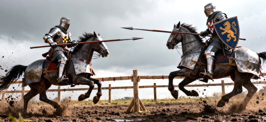 local knights jousting