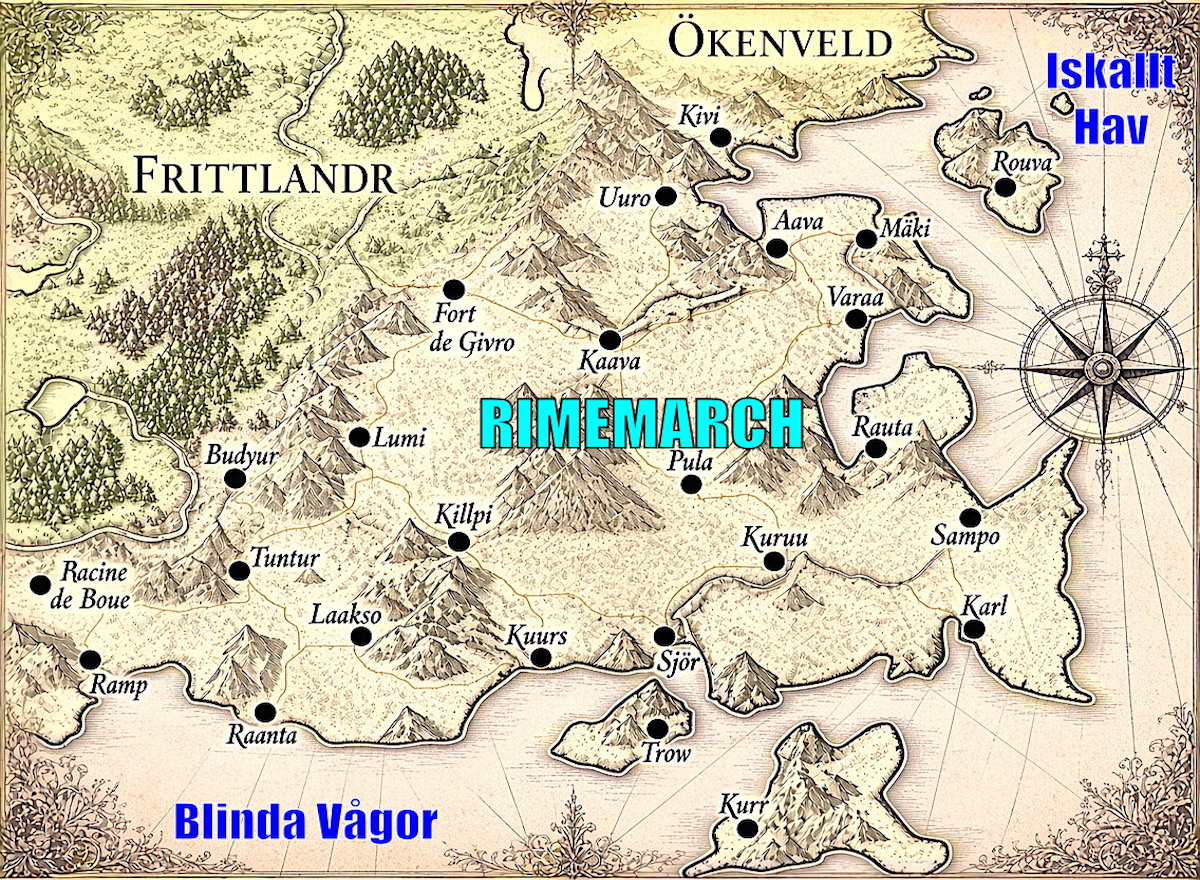 map of Rimemarch